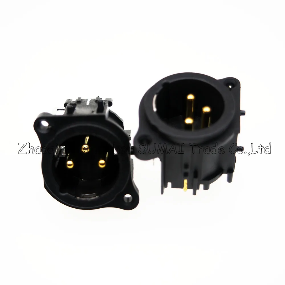 CANNON Audio MIC Connector XLR 3 Pin male Panel jack 3Pin KTV Microphone/ Speakers/Mixer socket Gold-plated | Электроника