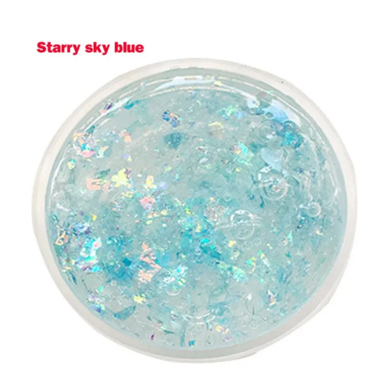 Новая новинка пушистый Floam Slime DIY Алмазная блестящая резиновая грязевая шпатлевка Ароматизированная Ванна снятие стресса без буры дети осадка игрушка развлечение - Цвет: J