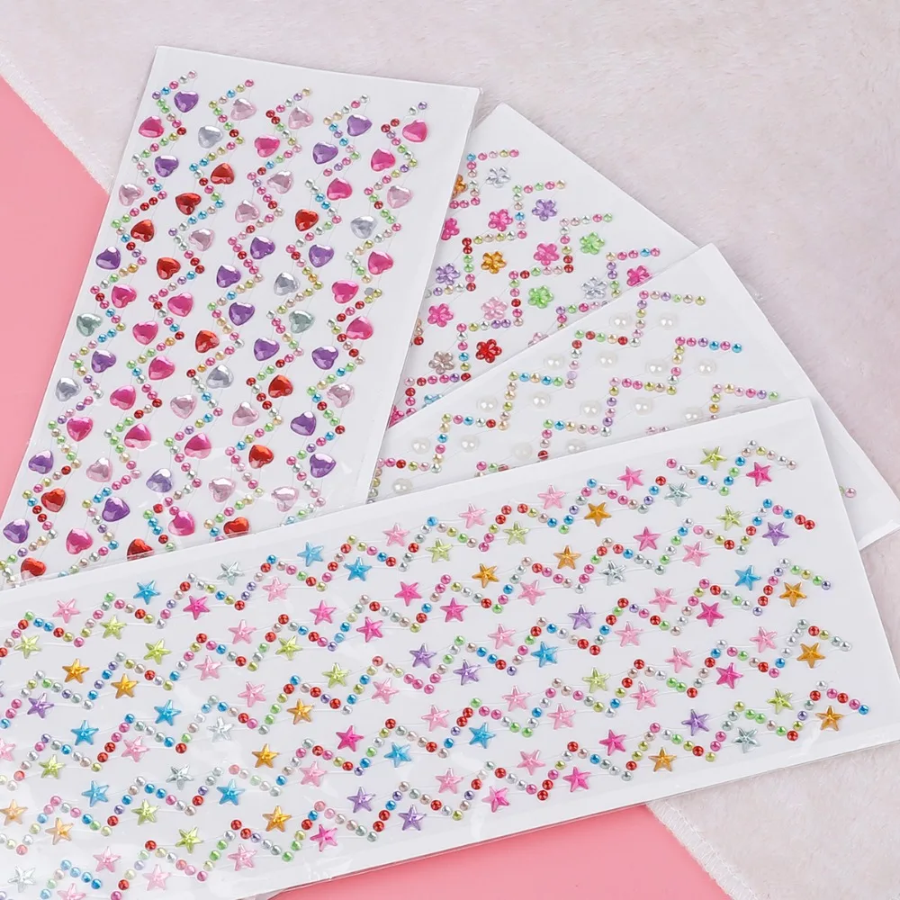 1 шт. самоклеящиеся акриловые стразы для телефона ПК автомобильные наклейки