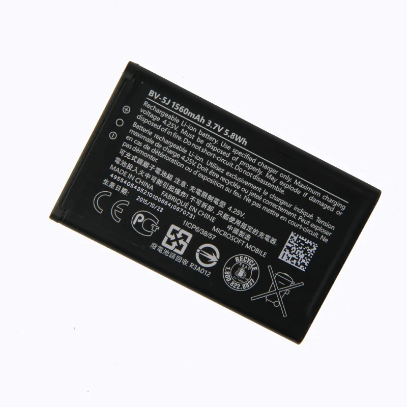 Оригинальный аккумулятор большой емкости для телефона Nokia Lumia 532 435 RM1069 RM1071 1560