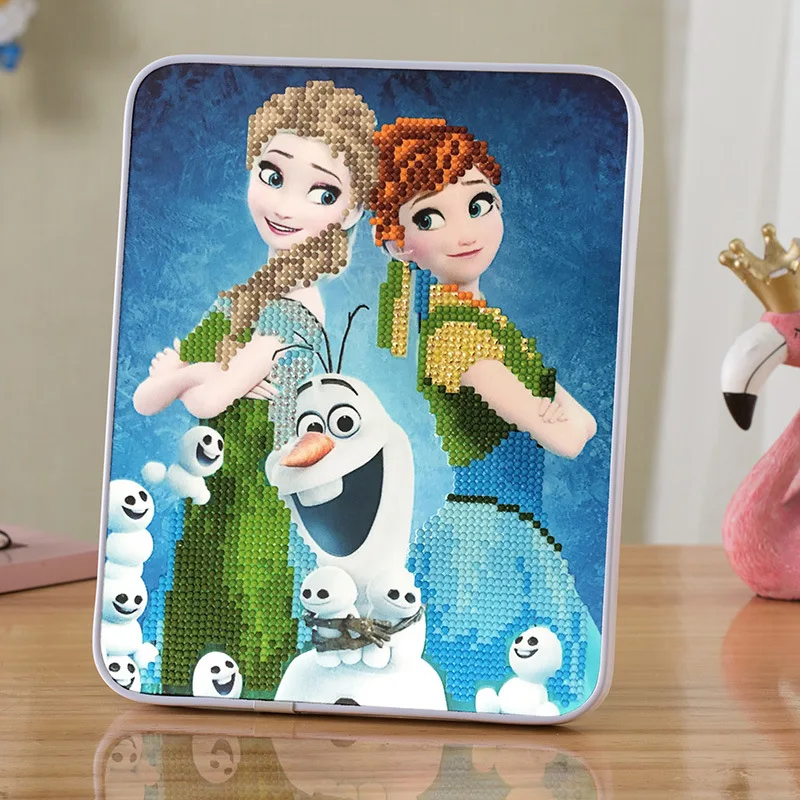 Алмазное Рисование DIY игрушки фото наклейки деревянные детские ручной работы Развивающие игрушки для детей Детские вечерние подарки художественные ремесленные игрушки - Цвет: 2