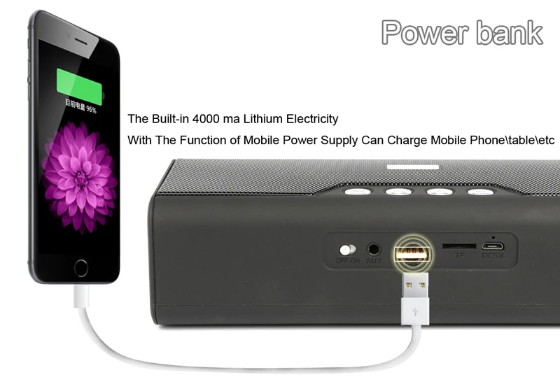 Ubit 5 Вт * 2 рога Bluetooth динамик B23 портативный радио s беспроводной аудио MP3 с внешним