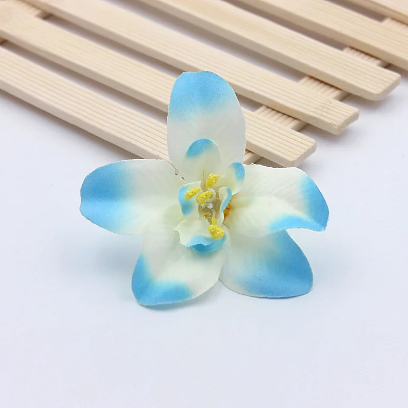 30 шт./лот 7 5 см Шелковый венок для цветов имитация тюльпана одежда свадьбы