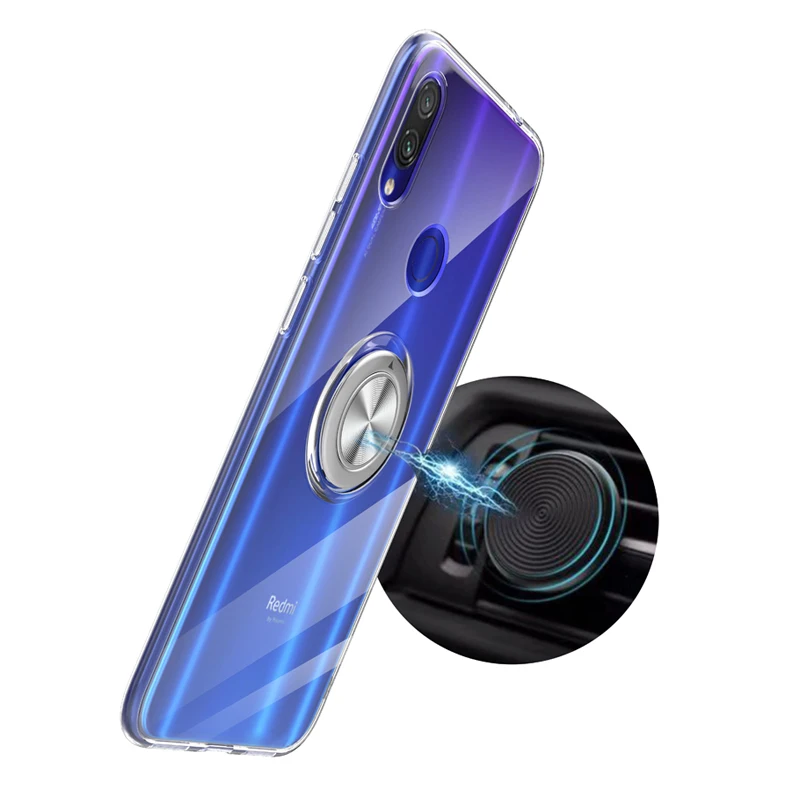 Прозрачный мягкий силиконовый чехол для телефона Xiaomi 9 Ring Case MI 8 6X A2 MIX 2 S роскошная