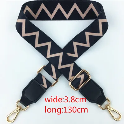 3.8cm NO2 Нейлоновые женские сумки медда, широкие сумки, ремень, сумка на плечо, аксессуары, сумка, часть, регулируемый ремень, аксессуары - Цвет: 3.8cm NO2