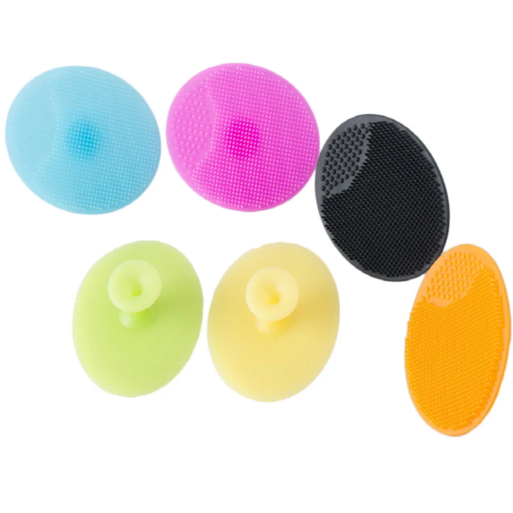 2017 цвет случайный новый отшелушивающая щеточка для лица младенческий ребенок