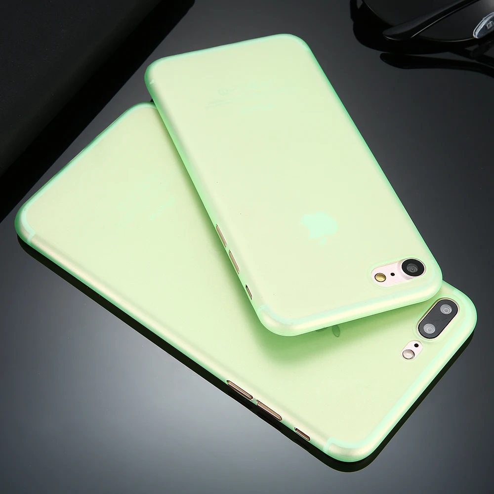 Ультратонкий чехол KISSCASE для iPhone X XS Max XR 7 8 Plus цветные жесткие чехлы 6S 6