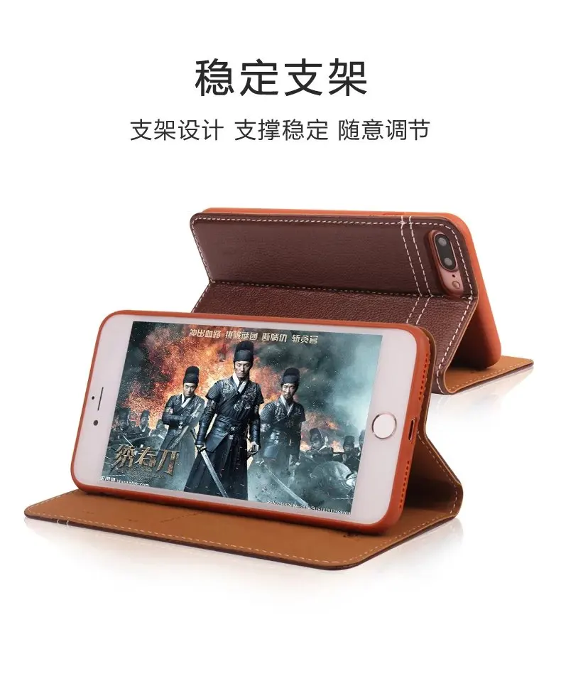 Роскошный оригинальный брендовый флип чехол из натуральной кожи с уникальным