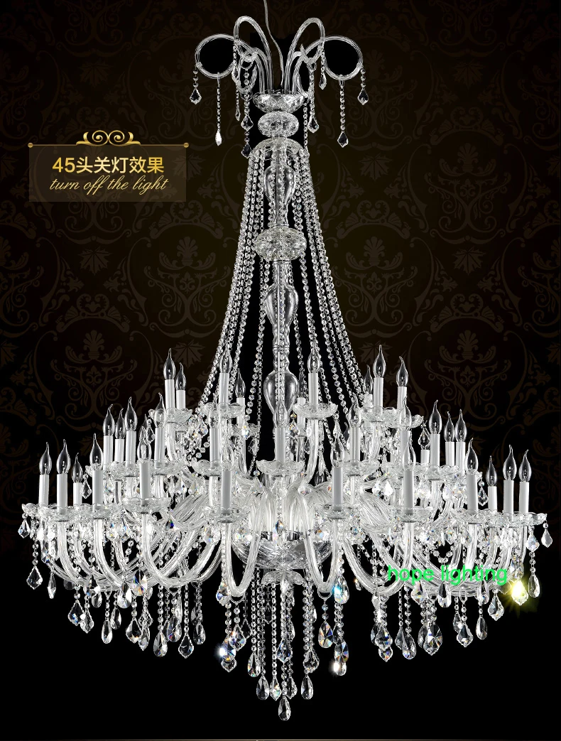 хрустальные многоярусные Чешские люстры хрустальная люстра гостиная Люстры