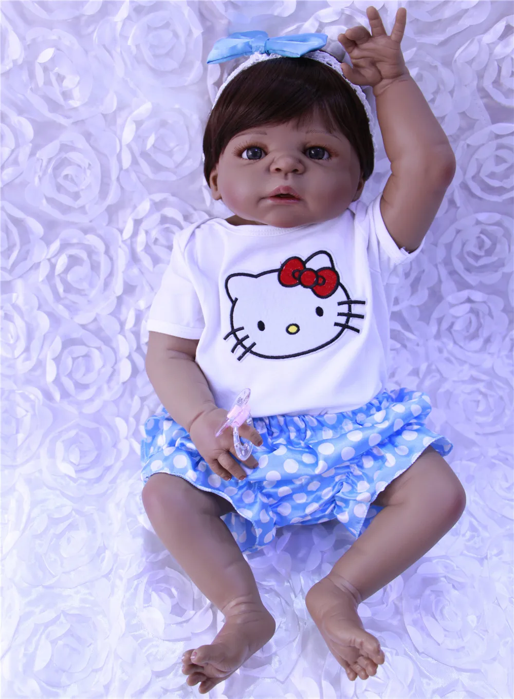 22 дюймовая кукла alive bebe-reborn dol с мягким настоящим нежным прикосновением ручной