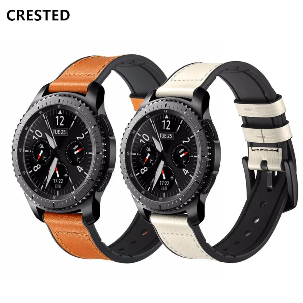 Huawei watch GT 2 ремешок для Samsung galaxy active 46 мм Gear S3 Frontier 22 кожаный силиконовый amazfit bip