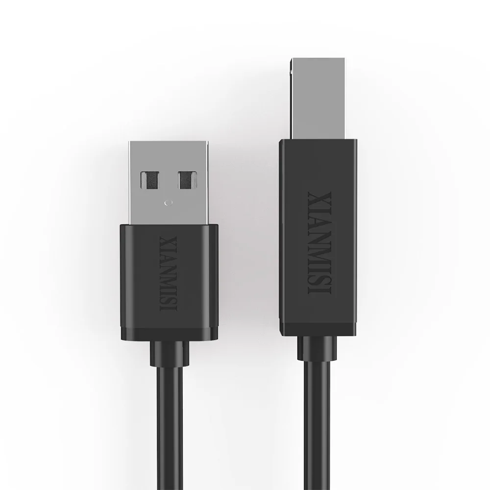 Высокоскоростной кабель для сканера Xiaomi USB 2 0 типа A папа-B папа Кабель принтера