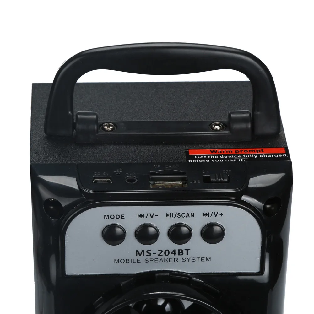 Mosunx Открытый Bluetooth беспроводной Портативная колонка Super Bass с USB/TF/AUX/FM радио Мода
