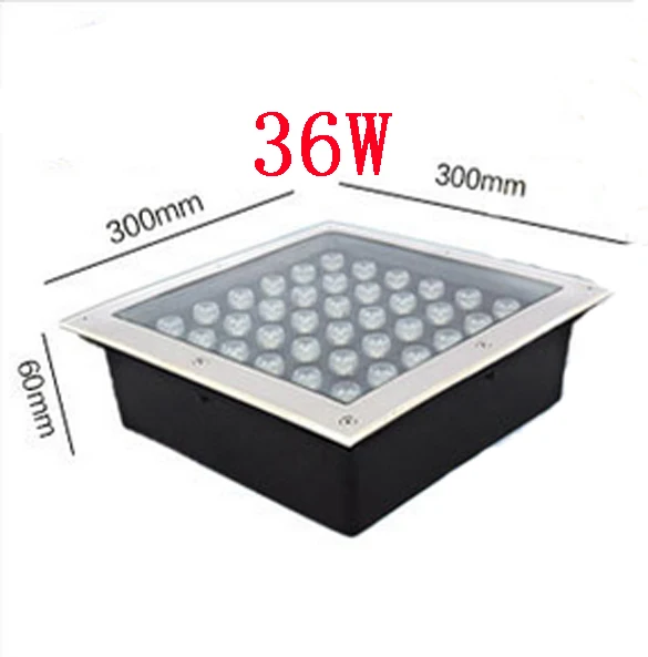 Производитель квадратная форма RGB 9 Вт светодиодные Подземные Светильники лампа