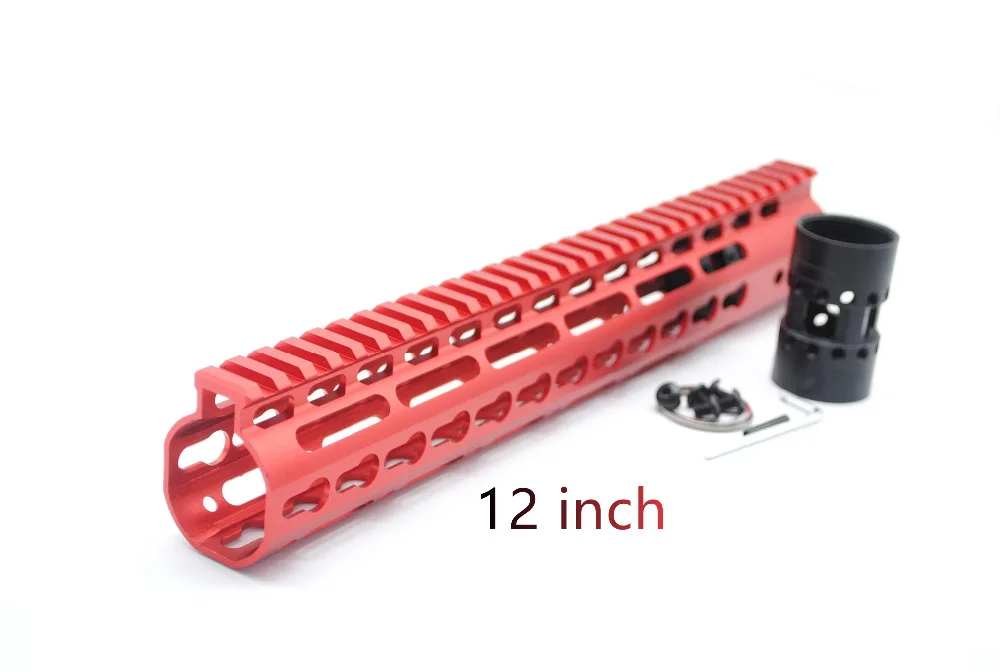 Красный анодированный 7 'Ə'' 10 '཈'' 13 5 'ཋ'' дюймовый Keymod Handguard Rail