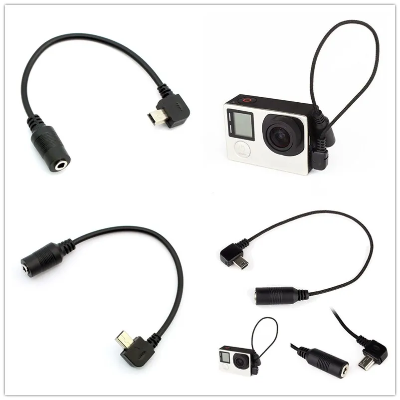 Кабель-адаптер для микрофона кабель цифровой камеры Mini USB-3 5 мм адаптер провод