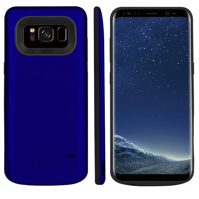 Батарея Зарядное устройство чехол для samsung Galaxy S9 S8 плюс мягкий ТПУ Мощность банк чехол для телефона чехол для samsung S8 S9 плюс Батарея чехол
