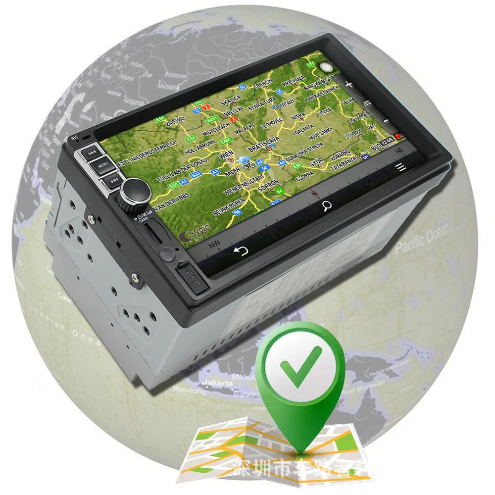 SWM RDS радио 2 Din Android 7,1 gps навигация Авто Радио стерео радио Coche Bluetooth Радио Para авто FM USB