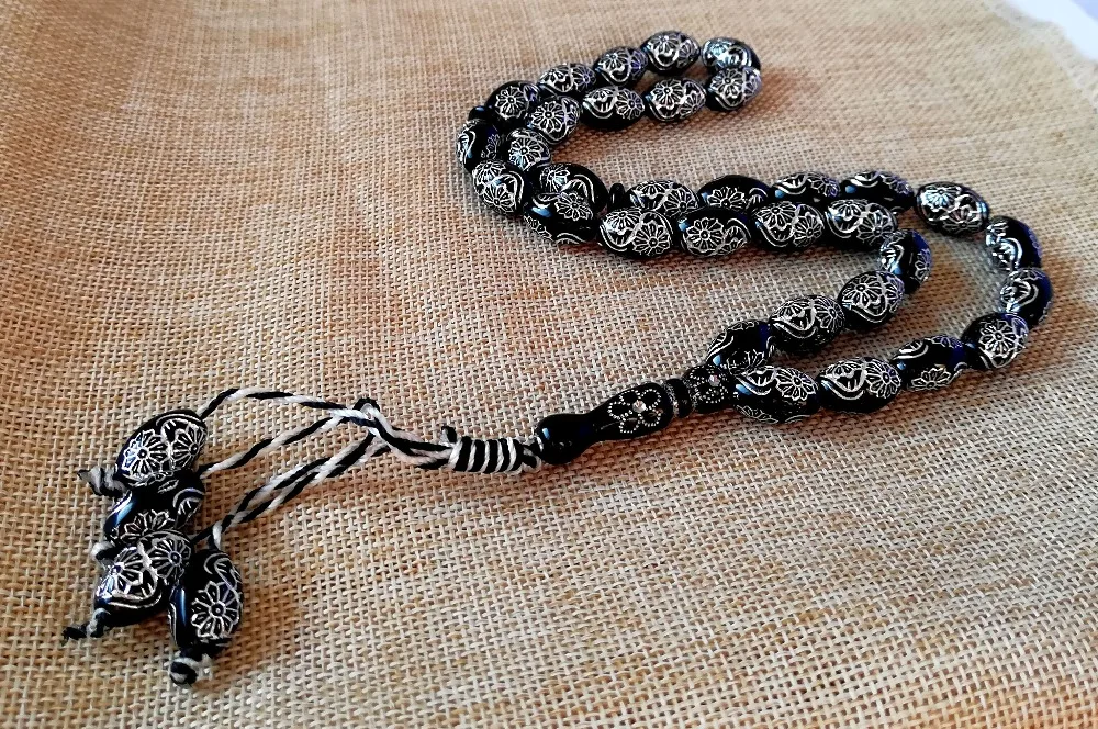Мусульманский подарок 33 tasbih misbaha taspeeh masbaha tesbih Молитвенные Четки из бусин ислам подарки браслет автомобиль висящий Subha sibha исламский