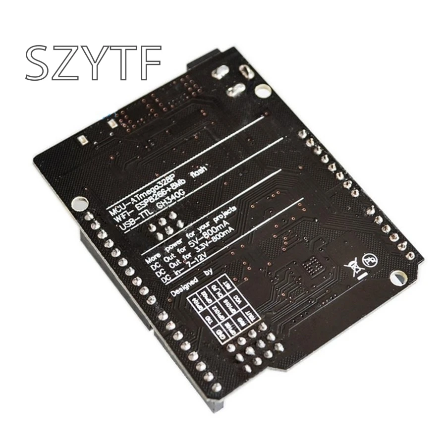 Wi Fi R3 ATmega328P + ESP8266 (32Мб оперативной памяти) USB TTL CH340G| |