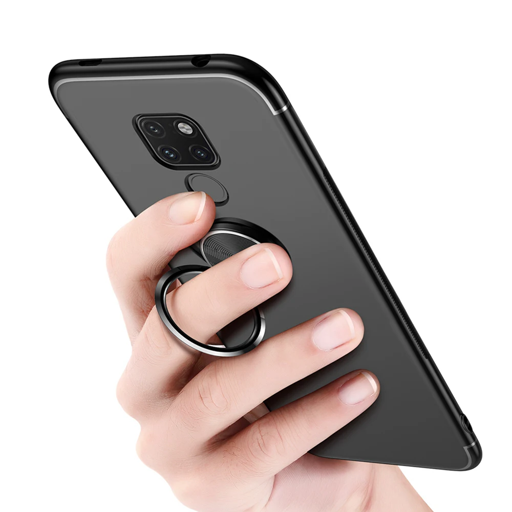Eqvvol чехол с магнитным кольцом для huawei P20 Lite P30 Pro Nova 3 4 полное покрытие Honor 8X8 9 10 mate 20