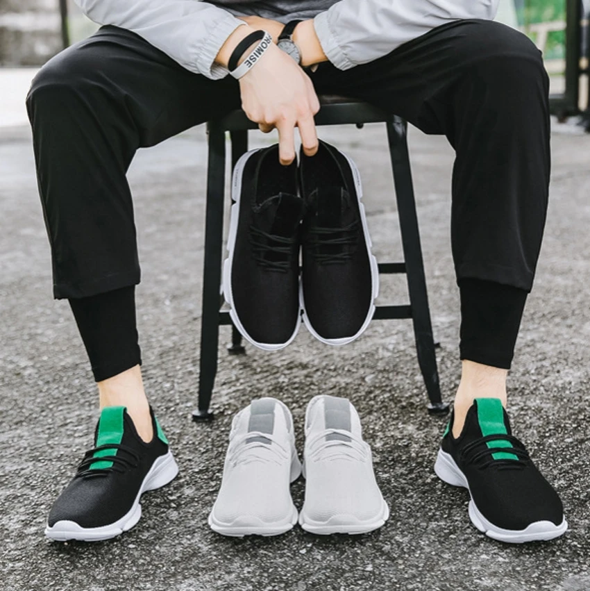 Мужская обувь новинка 2019 хит продаж дышащая Ультралегкая на шнуровке мужские