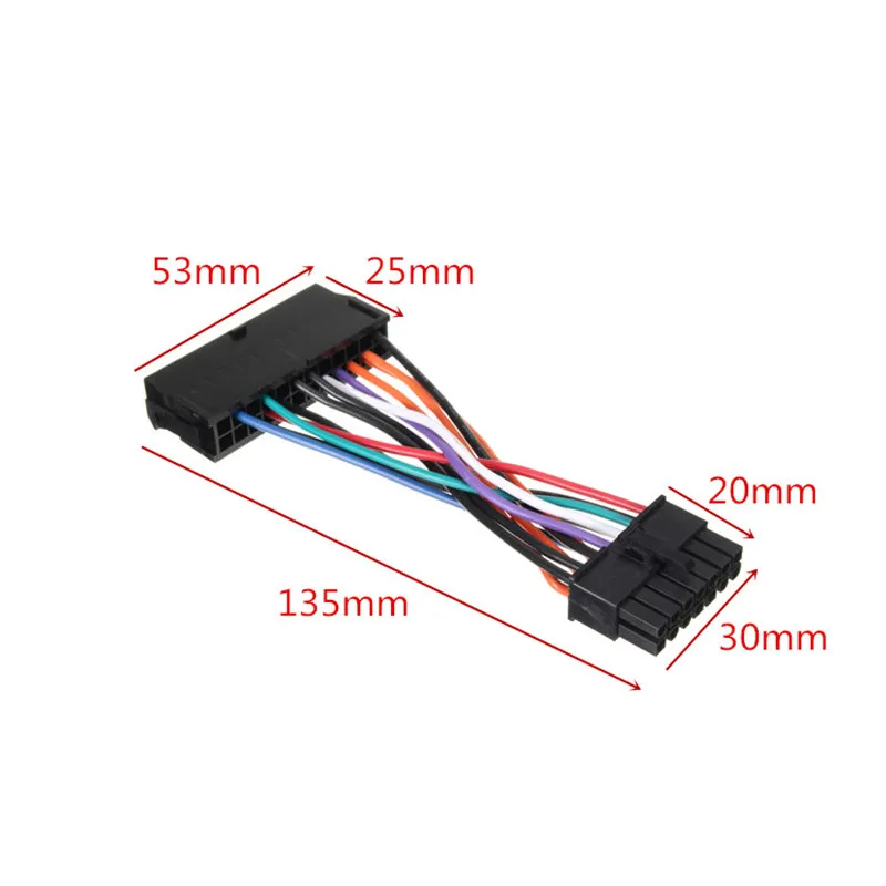 100 шт/партия 24 P Питание кабель для lenovo 24Pin к 14pin Питание кабель atx шнур для lenovo Q77 B75 A75 Q75 TS140/440
