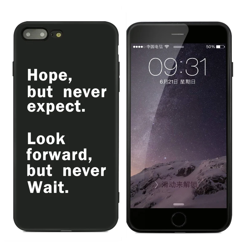 Новый Стильный чехол для телефона с текстом серии 3 iPhone 7/iphone SE 2020 /SE2 iphone 7 Plus