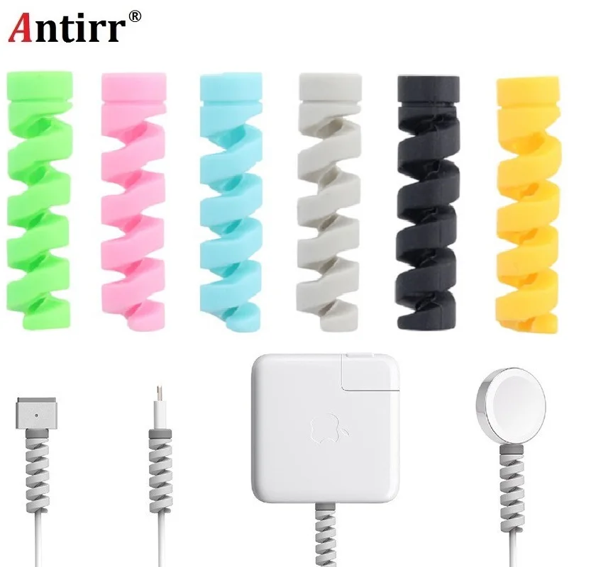 Спиральный протектор кабеля защита передачи данных защитный чехол намотка для