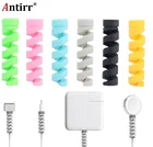 Спиральный протектор кабеля, защита кабеля передачи данных, защитный чехол, намотка кабеля для iPhone, зарядный USB-кабель, бесплатная доставка