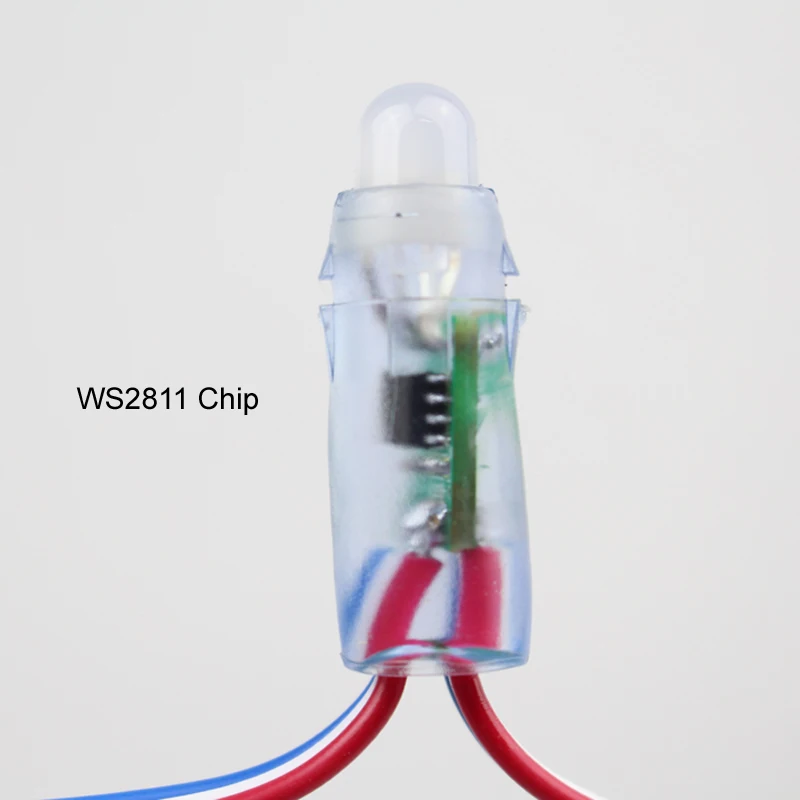 5 в Ws2811 пиксель Rgb светодиодный модуль 50 пикселей/строка адресуемый цифровой Rgb модуль