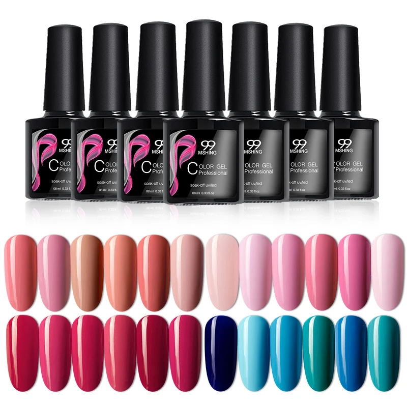Mshing99 гель 1S 7 мл генный цветной лак для ногтей Полупостоянный Lucky Nail Art УФ
