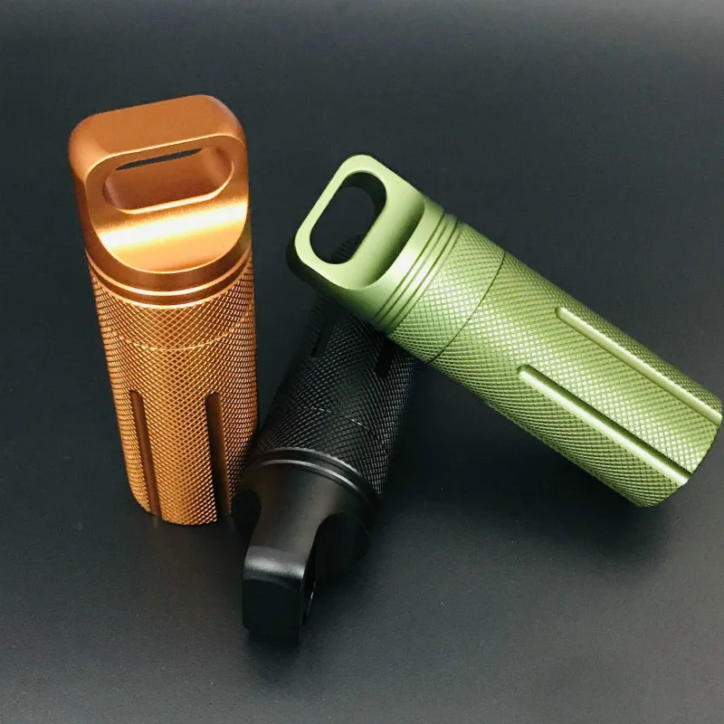 EDC водонепроницаемый Survive seal box Контейнер капсула сухой Чехол для бутылки Открытый Поход лагерь медицина матч таблетки держатель для хранения багажник
