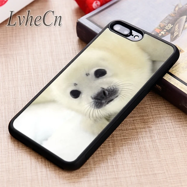 Чехол для телефона LvheCn Baby Harp Seal Pup iPhone 5 6 6s 7 8 plus X XR XS max 11 12 Pro Samsung Galaxy S7 edge S8 S9 S10 |