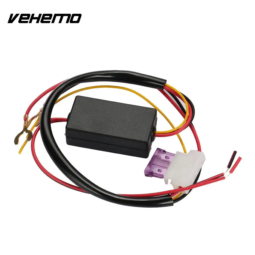Светодио дный 12-В 18 в LED DRL контроллер на выключенном водоустойчивом жгут реле