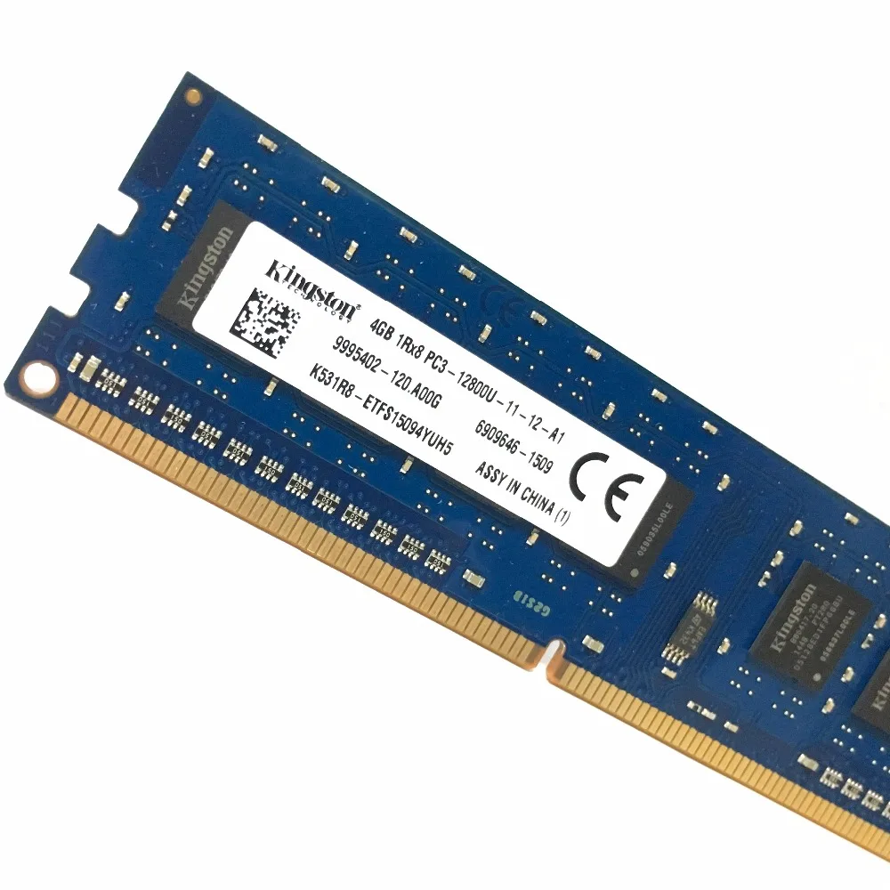 Память для настольного компьютера Kingsto 4 ГБ DDR3 модуль 1600 МГц 2x4 = 8 4x4 16 Гб ОЗУ ECC 12800