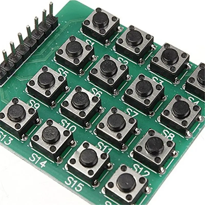 4x4 16-клавишная Матрица клавиатуры модуль 16 кнопок для Arduino | Компьютеры и офис