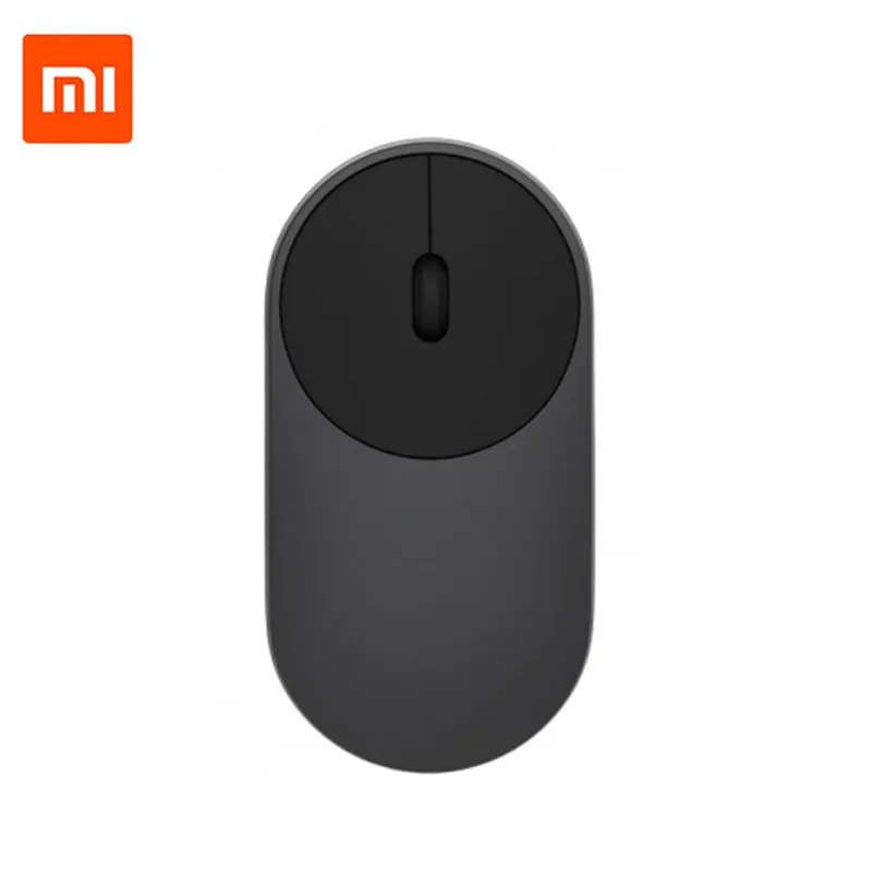 Черный Оригинальная Xiao mi мышь XMSB01MW портативная беспроводная mi оптическая Bluetooth 4,0 RF 2,4 GHz двойной режим подключения mi офисная мышь - Цвет: Черный