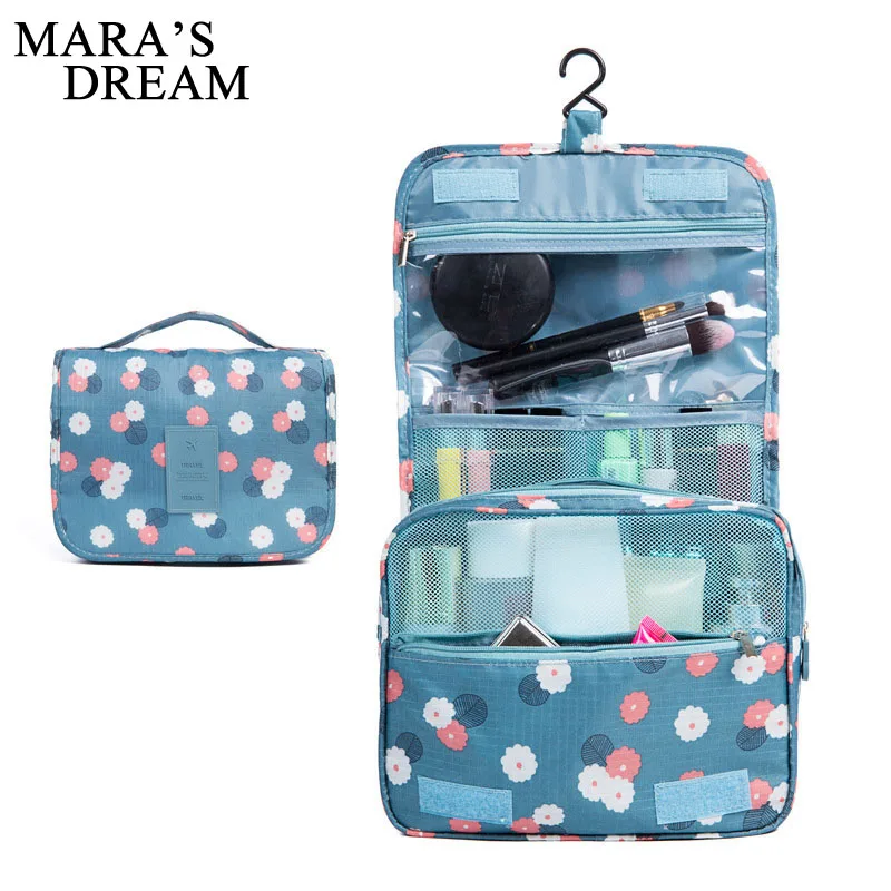 

Mara's Dream Women Cosmetic Cases large capacity can fold waterproof Women wash bag storage bag fashion printing Canvas bag