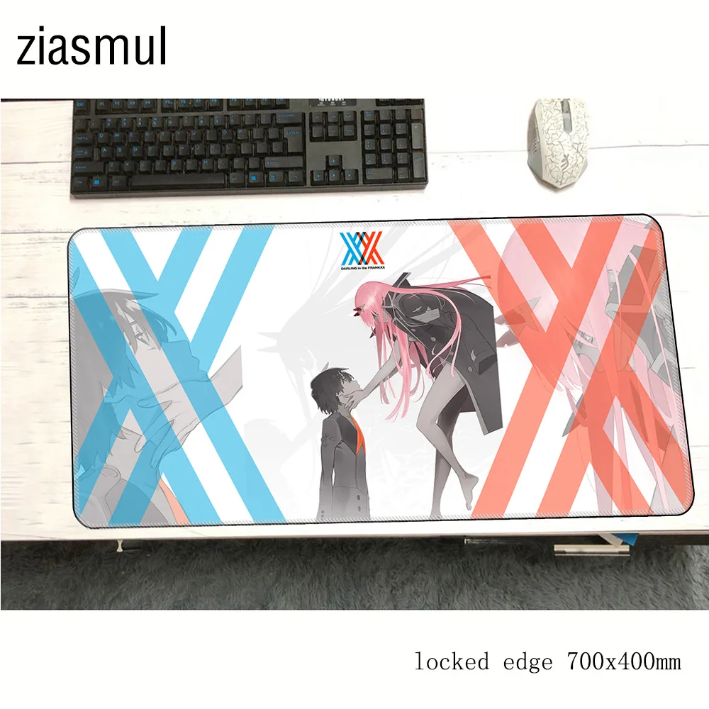 darling in the franxx mouse pad 700x400x2mm mats gifts Computer mat gaming accessories xl mousepad keyboard games pc gamer | Компьютеры и