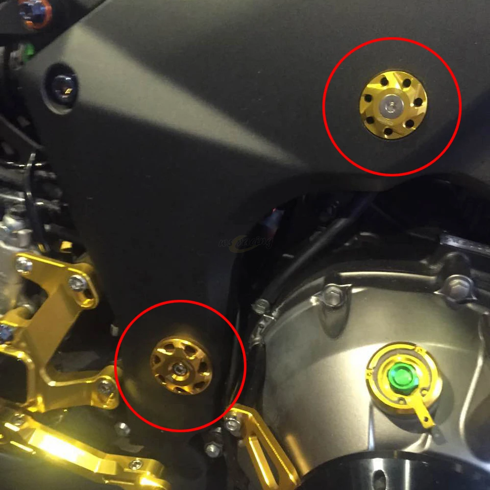 

CNC Frame Hole Cap Cover Plug Bolt For KAWASAKI Z1000 2010-2016 10 11 12 13 14 15 16 Z1000SX Ninja 1000 2011-2016 Motorcycle