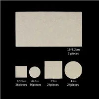 Felt Beige 128 шт самоклеящийся мебельный коврик для ног, войлочные накладки, Противоскользящий коврик, бампер, демпфер для стула, стола, защитная фурнитура - Цвет: Felt Beige