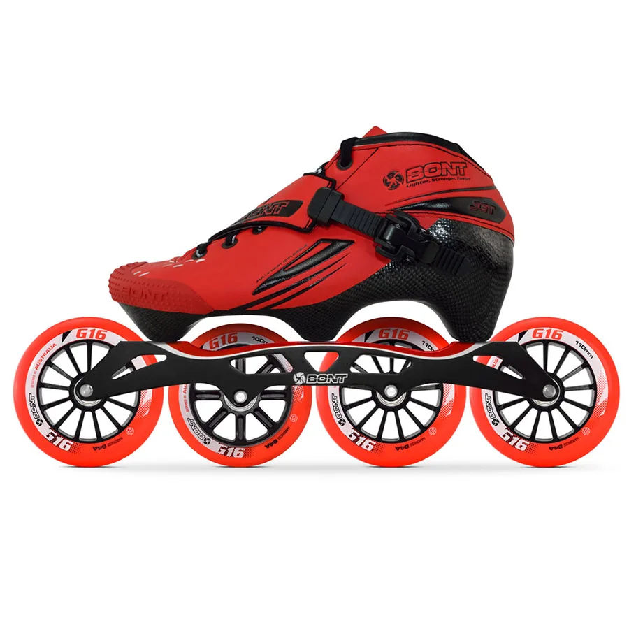 100% Оригинальные роликовые коньки Bont Jet 3PT Speed радиаторные из углеродного волокна