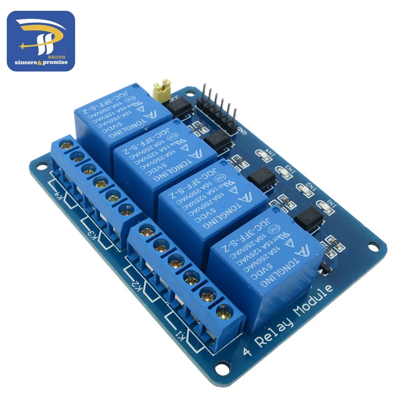 4 Канальный Релейный Модуль 5 В щит для Arduino ARM PIC AVR DSP электронный в road В|relay module|module