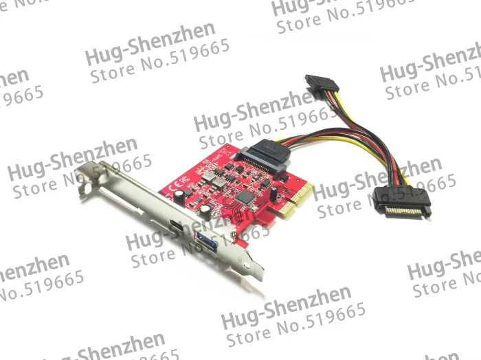 Супер скорость USB3.1 Gen2 Type A + C карта PCI-E x2 к USB 3 1 type-A type-C адаптер 10 Гбит/с для MAC PRO 1-5 |
