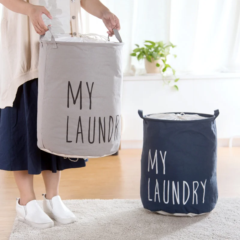 Домашняя большая корзина для хранения белья ONEUP складная детская сумка игрушек