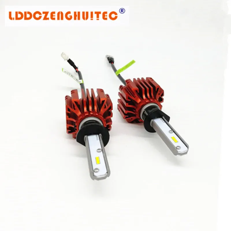 LDDCZENGHUITEC фары H1/H3/H4/H7/H11/H13/9005/9006 9004 9007 9012 880 Светодиодная лампа для автомобильных фар