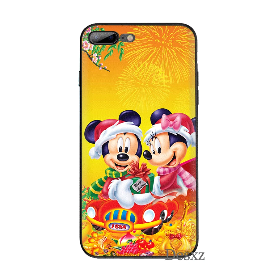 Чехол для мобильного телефона iPhone 6 6s 7 8 Plus 11 Pro X XS Max 5 5S SE чехол мыши новогодний |