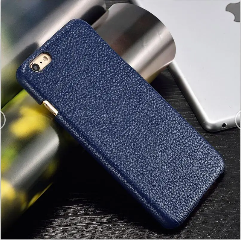 LAGANSIDE ультратонкий деловой кожаный чехол для телефона для iphone x, xr, xs, max, ручная работа, задняя крышка для iphone 6, 7 PLUS, 8 plus, 6s - Цвет: Коричневый