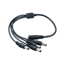 dc 12v 1 female 2 3 4 8 male way y splitter cable 5 52 1mm female male extend power cord for cctv camera home appliance led